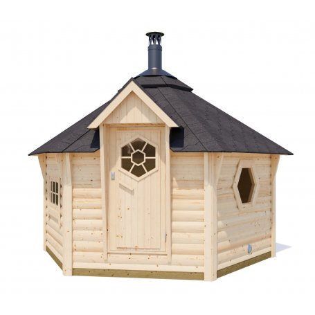 Tämän kotasaunan suunnittelun lähtökohtana oli saavuttaa aito saunan tunnelma. Kotasaunan tarkoitus on rentouttaa ihmismieli