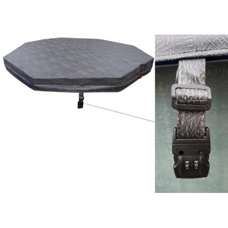 Polyuretaani suojattu Lämpökansi on ehdoton lisävaruste erityisesti silloin, kun lämmität paljua myös talvella. Kestää lumikuorm