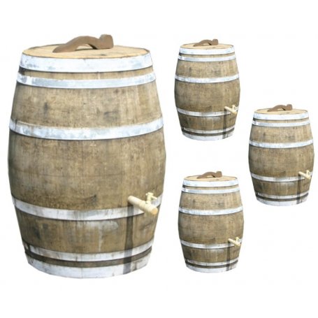 4 kpl viinitynnyri 225 litraa, Tammea