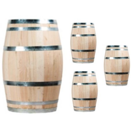 4 kpl uusi viinitynnyri, 200 litraa