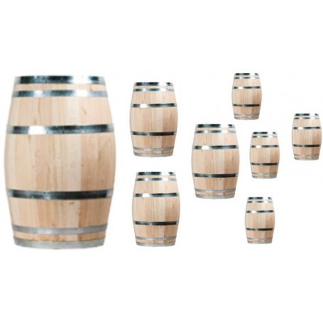 8 kpl uusi viinitynnyri, 150 litraa