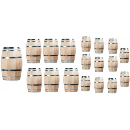 18 kpl uusi viinitynnyri, 50 litraa