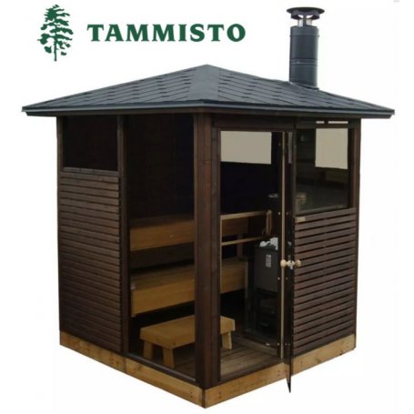 Kotimainen Raita pihasaunarakennus