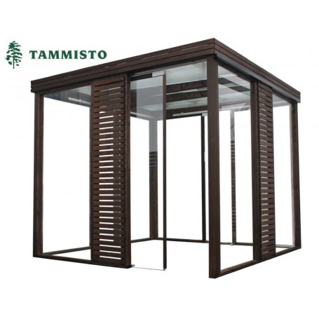 Lasikuutio terassille 2,5 x 2,5m