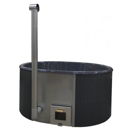 Kylpytynnyri 6-8 hengelle lasikuidusta, Ulkoinen kamina, Palju 1700 L