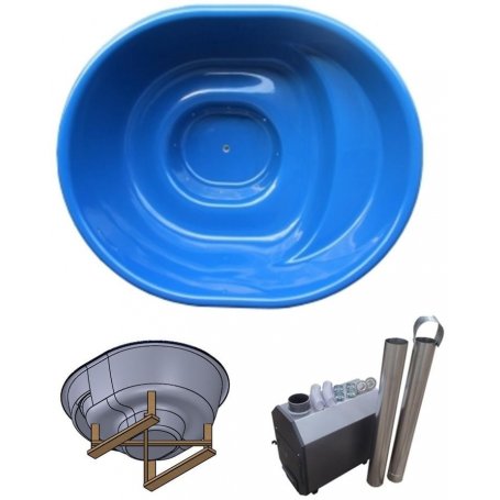 Kylpytynnyri terassille, 8 hengen perhemalli, lasikuituinen Palju 1700L. Turva askelma. Edullisesti kotiin tuotuna.