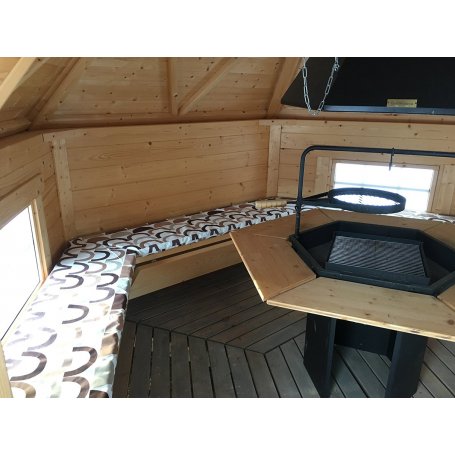 Grillikota mallien saat lisävarusteena pehmusteen penkkeihin. Yksi pehmuste per sivu.