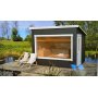 Elevation style sauna, eristetty