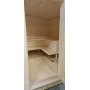 Tämän pienen kotasaunan suunnittelun lähtökohtana oli saavuttaa aito saunan tunnelma. Kotasaunan tarkoitus on rentouttaa ihmismi