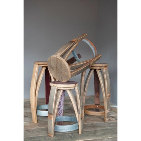 Tammitynnyri istuin OLD Cognac, 4 eri korkeutta