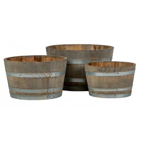 Viinitynnyrin harmaita puolikkaita 24 kpl