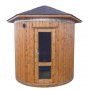 Tynnyrisauna Makalu on laadukas Löylyhuone, sisältää puulämmitteinen kiuas, Tynnyrisaunan koko Ø 240. Osta nut ja maksa kun saun