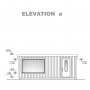 Elevation XL style sauna