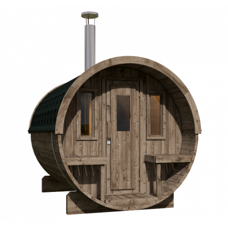 Tynnyrisauna ECO 250x200