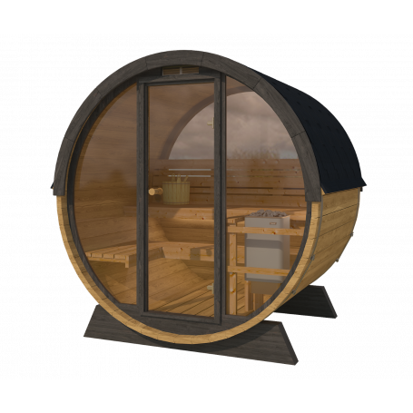 Tynnyrisauna ECO 220x200