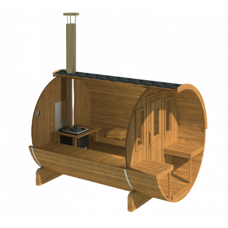 Tynnyrisauna ECO 280x200