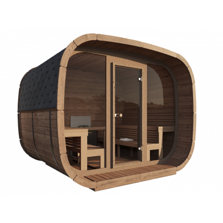 Ecosauna CUBUS 240X300 cm thermo