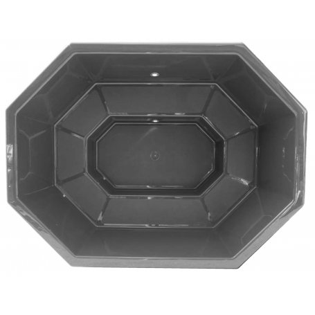 Kylpytynnyrin lasikuituinen tynnyriosa, perhemalli Palju 1600 L. Laadukas palju tee se itse miehelle.