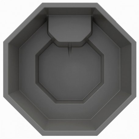 Kylpytynnyrin lasikuituinen tynnyriosa, Palju 2250 L koko perheelle, 9 hengelle. Laadukas iso palju edullisesti tee se itse mieh