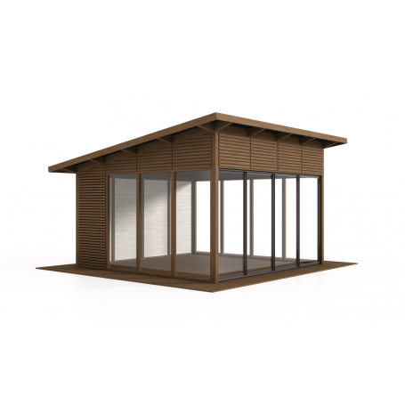 Terassin Lasipaviljonki 4 x 4 m