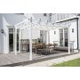 Lazio Pergola 345 x 395 valkoinen