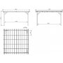 Henley klassik Pergola, 5 kokoa