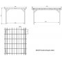 Henley klassik Pergola, 5 kokoa
