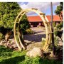 Pergola-kaariportti kävelytien yli, 2 kokoa