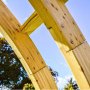 Pergola-kaariportti kävelytien yli, 2 kokoa