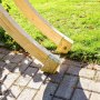 Pergola-kaariportti kävelytien yli, 2 kokoa