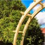 Pergola-kaariportti kävelytien yli, 2 kokoa
