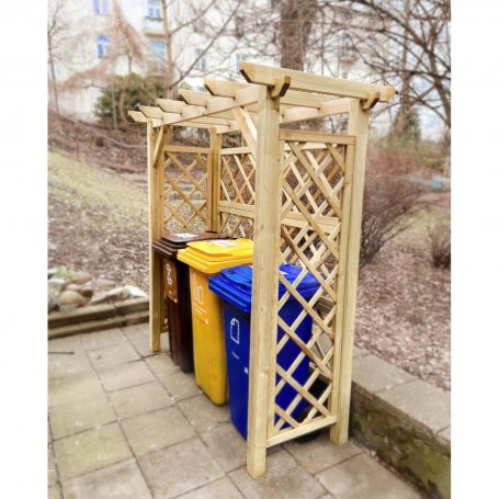 York Pergola - roskasäiliöiden kate, 2 mallia