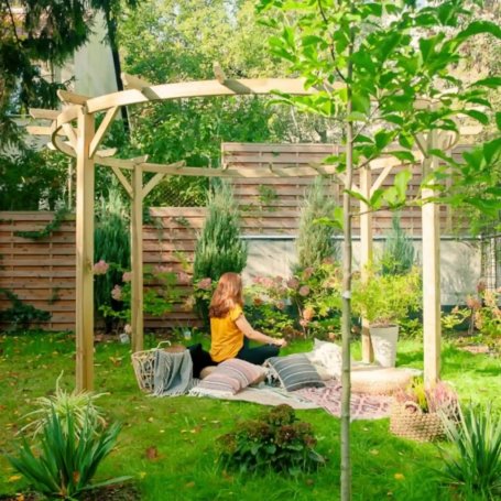 Pyöreä Pergola-karuselli, 2 kokoa