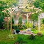 Pyöreä Pergola-karuselli, 2 kokoa