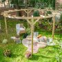Pyöreä Pergola-karuselli, 2 kokoa