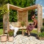Pergola penkillä Milton modern