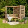 Pergola penkillä Milton modern