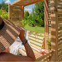 Pergola penkillä Milton modern