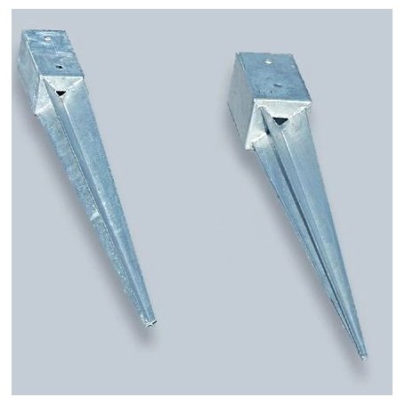 Tolpan jalusta - metallinen piikki, 4 kokoa