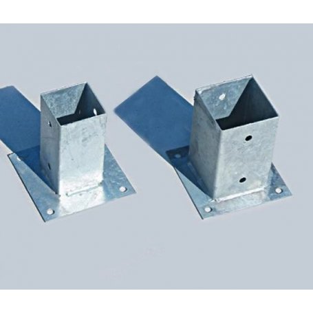 Metallijalusta neliöpuulle, 2 kokoa