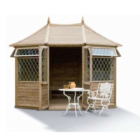 Georgialainen kahdeksankulmainen kesämökki - huvimaja