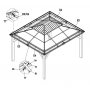 Gazebo CEDAR 3x4m