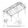 Gazebo CEDAR 3,6 x 6 m